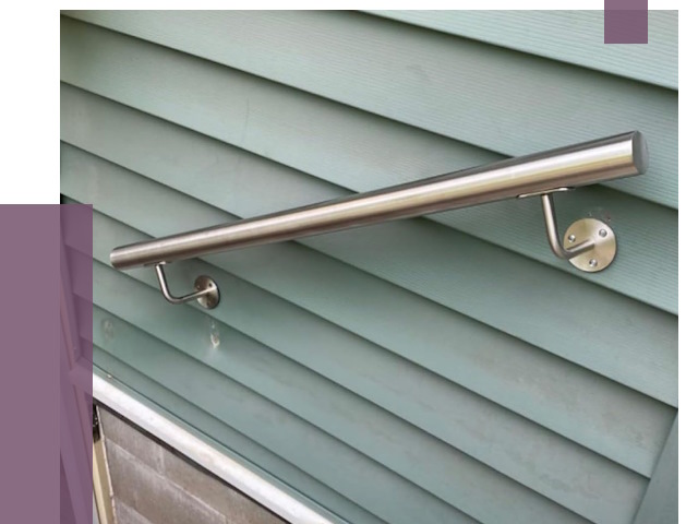 Поручни из нержавеющей стали в Грозном от 7696 руб.  | ПРОЛЁТ-Грз